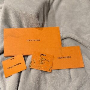 Louis Vuitton Vibrant Orange Envelopes Set